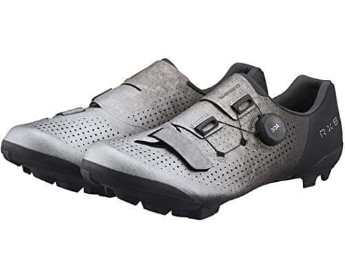 Shimano Unisex Zapatillas SH-RX-801 Cycling Shoe, Silber, 45 EU von SHIMANO