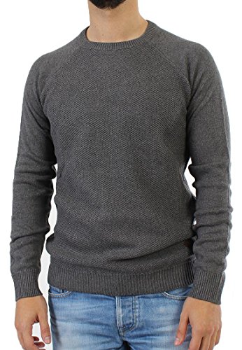 Shine Pullover Men - 80114 - Dark Grey Melange, Größe:XL von SHINE Original