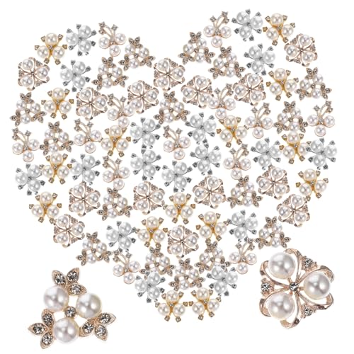 SHINEOFI 1 Satz Perlen Haarspangen Haarklammern Für Frauen Diy Haaraccessoires Ästhetische Haarclips Für Verschiedene Anlässe Leicht Zu Bedienen 50 Stück von SHINEOFI