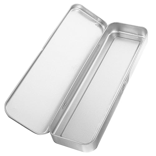 SHINEOFI Metall Stiftebox Rechteckig Einlagig Aus Eisenblech Mattiert Für Schreibwaren Bleistifte Radiergummis Geeignet Für Schule Büro Schüler von SHINEOFI