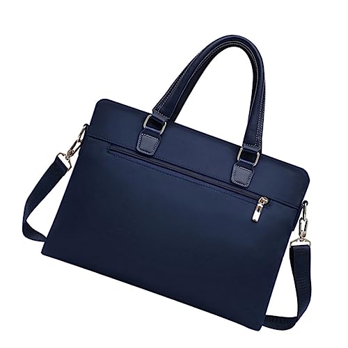 SHINEOFI 1 Stück Oxford Cloth Herren Handheld Business Bag Wasserdichte Umhängetasche für Laptops Freizeit Aktentasche Blau mit Abnehmbarem Schultergurt SHINEOFI 1 Stück Oxford Cloth Herren Handheld Business Bag Wasserdichte Umhängetasche für Laptops Freizeit Aktentasche Blau mit Abnehmbarem Schultergurt von SHINEOFI