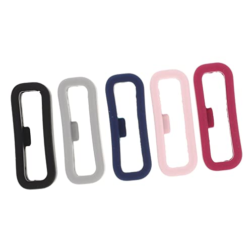 SHINEOFI 10 Stück Silikon Uhrenarmband Halter für Damen und Herren Elastische Armbandschlaufen Strapazierfähige und Hautfreundliche Uhrenband Keeper Geeignet für von SHINEOFI