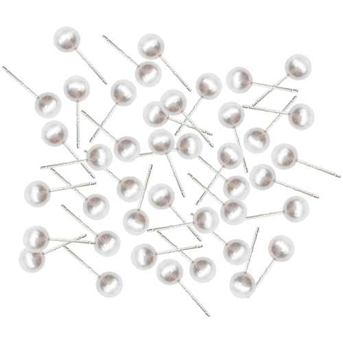 SHINEOFI 100 Stück Frauen Ohrringe Perlenohrringe Hängend Leichte Ohrringe für Partys und Hochzeiten Hollowed Design Silberstifte Schmuckdekoration SHINEOFI 100 Stück Frauen Ohrringe Perlenohrringe Hängend Leichte Ohrringe für Partys und Hochzeiten Hollowed Design Silberstifte Schmuckdekoration von SHINEOFI