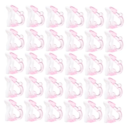 SHINEOFI 100stücke Kunststoff Ohrclip-basis Ohrring Schmuckmaterialien Diy Ohrring Erstellung Werkzeug Für Ohrringmaterialien Ohne Ohrlöcher Sichere Ohrclips von SHINEOFI