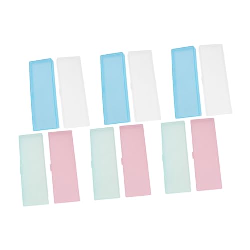 SHINEOFI 12Er-Box gefrostete Schreibwarenbox stifte Halterung Grüne Stiftebox Leichte Stiftebox Organizer zum Verpacken von Bleistiften Stifthalter aus Kunststoff Plastik SHINEOFI 12Er-Box gefrostete Schreibwarenbox stifte Halterung Grüne Stiftebox Leichte Stiftebox Organizer zum Verpacken von Bleistiften Stifthalter aus Kunststoff Plastik von SHINEOFI