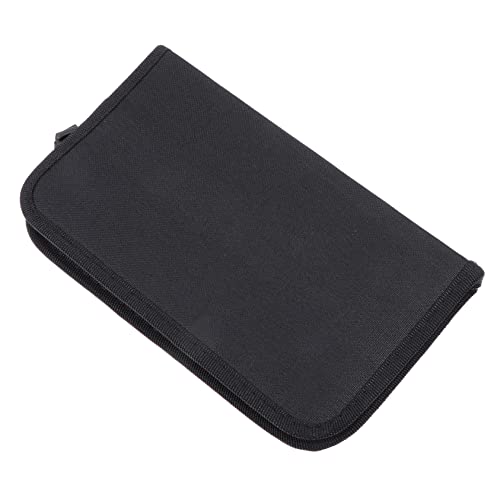 SHINEOFI 1Stk Mäppchen Stift aufbewahrung stifte Box Stiftkoffer stiftbox Zeichenset für Anfänger Skizzierset für Anfänger Schreibwarenhalter Stiftetasche für die Schule Oxford-Stoff Black von SHINEOFI