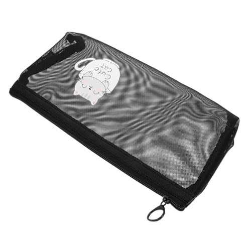 SHINEOFI 1stück Transparente Netz-federmäppchen Für Studenten Robustes Design Mit Reißverschluss Praktischer Stifthalter Für Bürobedarf Vielseitig Einsetzbar Als Kosmetiktasche Oder von SHINEOFI