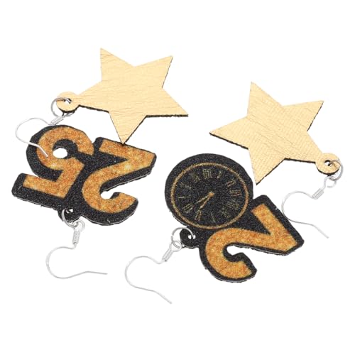 SHINEOFI 2 Paare Neujahr Ohrringe Neujahr Accessoires Dangle Number Ohrringe Neujahr Dangle Ohrringe Nummer Anhänger Ohrringe Frohes Neues Jahr Schmuck Frauen Ohrringe Ohr Hangle Plastik SHINEOFI 2 Paare Neujahr Ohrringe Neujahr Accessoires Dangle Number Ohrringe Neujahr Dangle Ohrringe Nummer Anhänger Ohrringe Frohes Neues Jahr Schmuck Frauen Ohrringe Ohr Hangle Plastik von SHINEOFI
