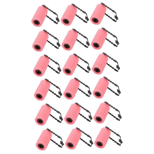 SHINEOFI 2 Sätze Haarrundstange Werkzeug Rosa Eisstockschießen Lockener Lang Schwamm Walzen Lockenwickler Aus Schwamm Für Das Haar -haarwickler Für Frauen Lockenstab 12 Stück * 2 von SHINEOFI