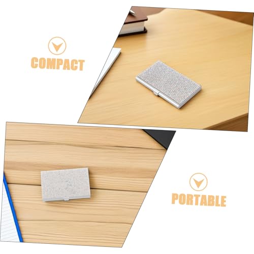 SHINEOFI 2 Stück Aluminiumlegierung Metall Visitenkartenetui Schlank Tragbarer Kartenhalter Für Reise Büro Business Stilvolles Organizer Case SHINEOFI 2 Stück Aluminiumlegierung Metall Visitenkartenetui Schlank Tragbarer Kartenhalter Für Reise Büro Business Stilvolles Organizer Case von SHINEOFI
