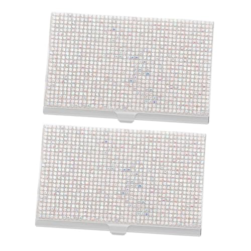 SHINEOFI 2 Stück Metall Visitenkartenetui Aluminiumlegierung Business Kartenhalter Organizer für Büro Reise Handlich Robust Praktisch SHINEOFI 2 Stück Metall Visitenkartenetui Aluminiumlegierung Business Kartenhalter Organizer für Büro Reise Handlich Robust Praktisch von SHINEOFI