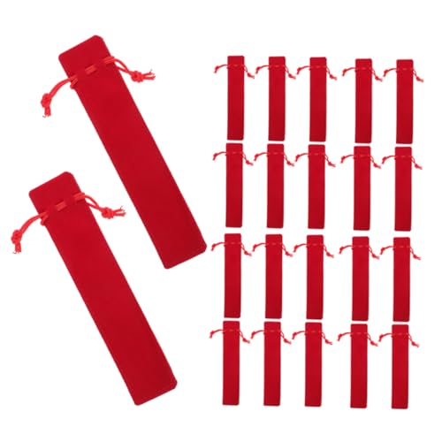 SHINEOFI 25 Stück Zugband Stiftetuis für Bleistifte und Schreibwaren Organizer für Schule Büro von SHINEOFI