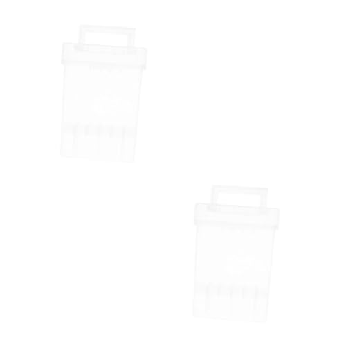 SHINEOFI 2St Marker- Marker Tragbare Stiftbox Marker Stifte Box mit Griff Stabile Stiftebox Markeretui aus Kunststoff Marker-Tragetasche Plastik Transparent SHINEOFI 2St Marker- Marker Tragbare Stiftbox Marker Stifte Box mit Griff Stabile Stiftebox Markeretui aus Kunststoff Marker-Tragetasche Plastik Transparent von SHINEOFI