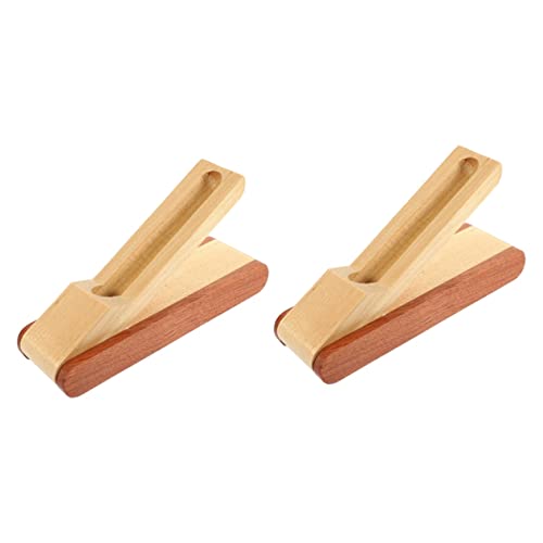 SHINEOFI 2er-Packung Stiftebox Aus Holz Federmäppchen Geschenkverpackung Für Stifte Stifthalter Aufbewahrungsbehälter Für Stifte Einzelne Federtasche Stiftbehälter Brunnenpenstfall Hölzern von SHINEOFI