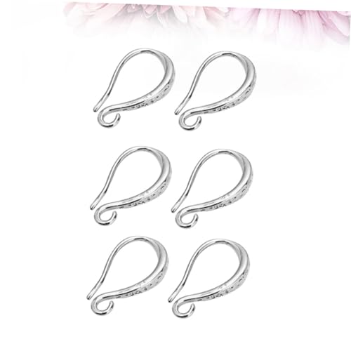 SHINEOFI 3 Paar Teiliges Ohrringhaken aus Langlebigem Metall Weißgold Feine Verarbeitung DIY Ohrschmuck Zubehör für Damen für Schmuckherstellung Büro Party und Alltag Geeignet von SHINEOFI