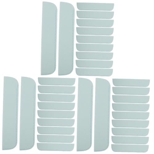 SHINEOFI 3 Sätze Etui Federmäppchen Stifte Aufbewahrung Rechenmäppchen Rollmäppchen Klein Stift Schutzhülle Hose Kugelschreiber Brunnenpenstfall Leder -stifthülle Sky-Blue 12 Stück * 3 von SHINEOFI