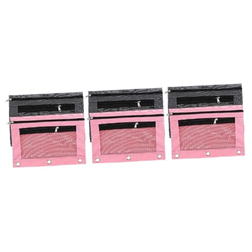 SHINEOFI 3 Sätze Farbstiftkoffer Inhaber Federmäppchen Bleistift Aktentasche Für Ordner Ordner-stifthalter Lagerung Schreibwaren Briefumschläge Dokumententasche Oxford-Stoff 2 Stück * 3 von SHINEOFI