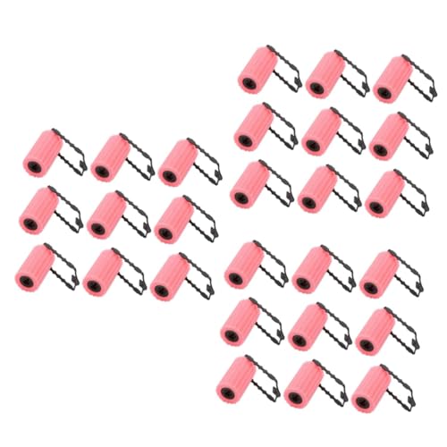 SHINEOFI 3 Sätze Haarrundstange Lockenwickler Aus Schwamm Für Das Haar Wellig Werkzeug Mädchen Eisstockschießen Lang Schwamm Lockenhaar Curler Für Haare Rosa 12 Stück * 3 von SHINEOFI