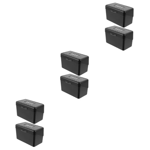 SHINEOFI 3 Sätze Karton Karteikartenhalter Visitenkarteninhaber Fall Für Karteikarten-Organizer Id -kartenhalter Kartenhülle Karteikartenetui Kartensortierfach Pp Black 2 Stücke * 3 SHINEOFI 3 Sätze Karton Karteikartenhalter Visitenkarteninhaber Fall Für Karteikarten-Organizer Id -kartenhalter Kartenhülle Karteikartenetui Kartensortierfach Pp Black 2 Stücke * 3 von SHINEOFI