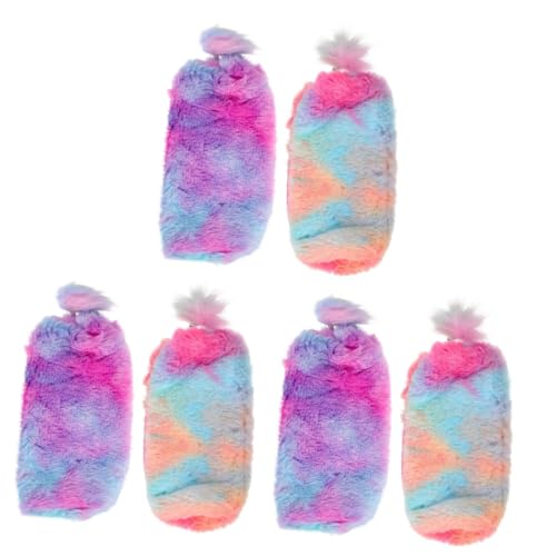 SHINEOFI 3 Sätze Marker Plüsch Stiftetasche Fach Federmäppchen Geldbeutel Make Up Tasche Entzückende Stiftetasche Stifte Cartoon Federmäppchen Taschen Entzückender Stiftträger 2 Stücke * 3 von SHINEOFI