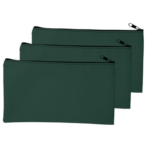 SHINEOFI 3stücke Schecktaschen Und Quittungshalter Aus Pu-Leder Für Bargeld Mit Reißverschluss Aufbewahrungstaschen Für Akten Dokumente Rechnungen Und Belege von SHINEOFI