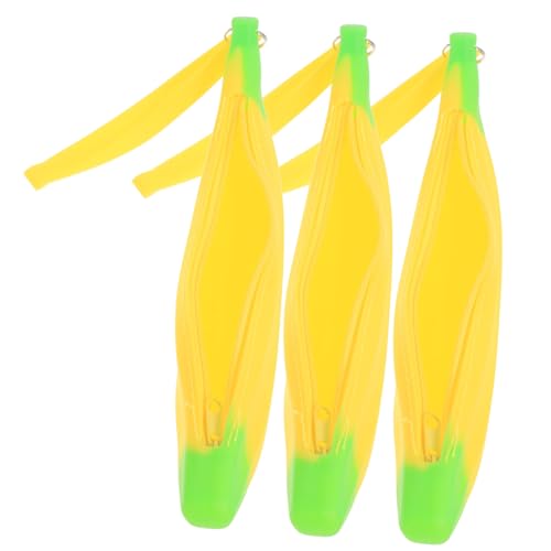 SHINEOFI 3 Stück Teiliges Silikon Federmäppchen in Kreativer Bananenform Großer Stifte Organizer für Weich Langlebig und Leicht zu Öffnen als Schulbedarf und Geschenk SHINEOFI 3 Stück Teiliges Silikon Federmäppchen in Kreativer Bananenform Großer Stifte Organizer für Weich Langlebig und Leicht zu Öffnen als Schulbedarf und Geschenk von SHINEOFI