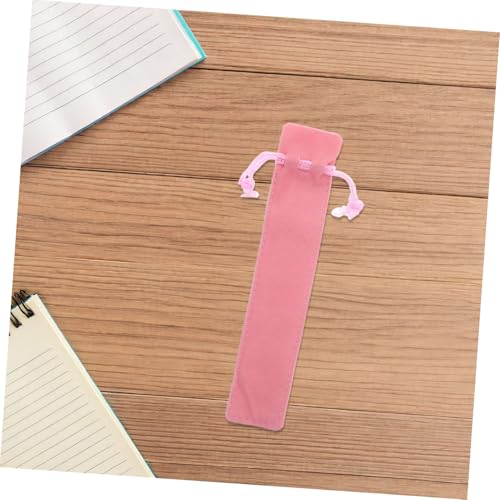 SHINEOFI 35 Stück Teiliges Stiftbeutel mit Kordelzug Doppelseitig Dickes Samtmaterial Tragbare Stifttasche zur Aufbewahrung von Stiften Eleganter Kompakter Federmäppchen für Schule Büro und von SHINEOFI