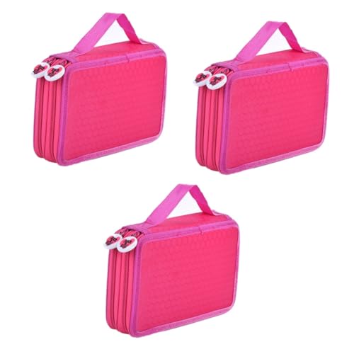 SHINEOFI 3St stifte aufbewahrung Stift aufbewahrung Farbstift-Box Pen Pouch stiftebox Pencil Holder kassenrollen stiftetui Stifttasche Buntstifteetui 32 Hohe Kapazität Mäppchen Slot Student von SHINEOFI