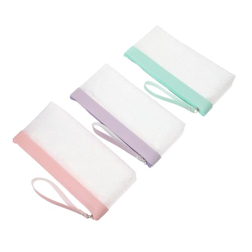 SHINEOFI 3st Mäppchen Durchsichtige Bleistifttasche Große Schreibwarentasche Süßes Stationäres Schubladenteiler Schöne Bleistifttasche Mit Reißverschlussdesign Stifte Stift-Organizer TPU SHINEOFI 3st Mäppchen Durchsichtige Bleistifttasche Große Schreibwarentasche Süßes Stationäres Schubladenteiler Schöne Bleistifttasche Mit Reißverschlussdesign Stifte Stift-Organizer TPU von SHINEOFI
