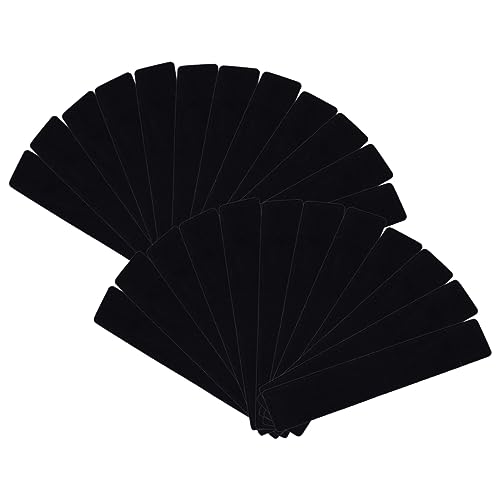 SHINEOFI 40St Flanell-Stifttasche Block Stifttaschen Stiftetui Halter Brunnen schreibutensilien stifte aufbewahrung Pen Holder Stiftschutztaschen Geschenkverpackungsbeutel für Stifte Black von SHINEOFI