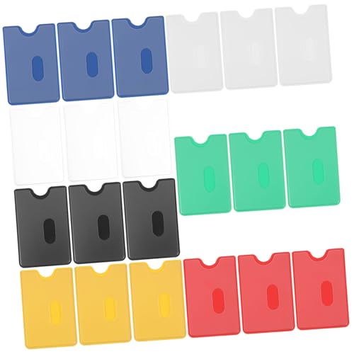 SHINEOFI 42stücke PVC Kartenhüllen Für Id Und Debitkarten wasserdichte Strapazierfähige Kartenhalter Für Ausweise Und Kreditkarten Praktisch Und Elegant Für Täglichen Gebrauch von SHINEOFI