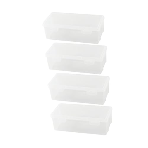 SHINEOFI 4Stücke Federmäppchen Multifunktionale Bleistiftbox Für Große Kapazität Zur Aufbewahrung Von Stiften Und Schreibwaren Transparentes Design von SHINEOFI