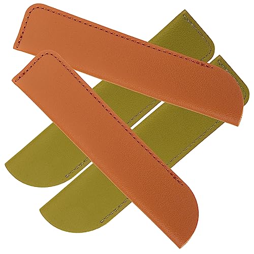 SHINEOFI 4er Set Stift Aufbewahrungstaschen Kratzfeste Stift Hüllen Universelle Schreibwaren Pouches Und Hellbraun Für Und Bürobedarf von SHINEOFI