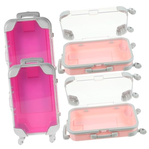 SHINEOFI 4stücke Reise-Make-up-Koffer Kleiner Make-up-Organizer Aus Tragbares Für Reisen Mit Für Tägliche Kosmetikartikel von SHINEOFI