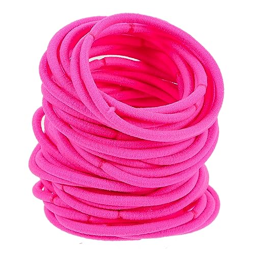 SHINEOFI 50stücke Nylon-haargummis Hochelastisch Pferdeschwanzhalter Haarseil Für Erwachsene Und Junge Mädchen Leuchtendes von SHINEOFI