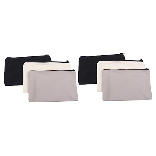 SHINEOFI 6 Stück Feder mäppchen mit Reiß Verschluss aus Handtaschen-Organizer Kosmetikhalter aufbewahrungssack Storage Pockets multifunktionale Aufbewahrungstasche Kosmetiktasche von SHINEOFI