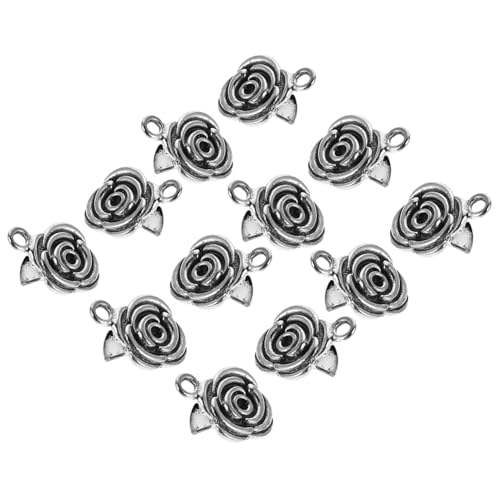 SHINEOFI 6 Stück Vintage Rosen Sweater Clips mit Blumenmotiv Retro Cardigan Shawl Clips für Pullover Shirts Capes Robuste Dekorative Strickjacken Broschen für Damen von SHINEOFI