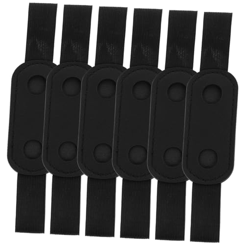 SHINEOFI 6st Stifteetui Mit Riemen Stiftetui Schöner Halter Stifthülle Mit Gummiband Stifthülle Für Notizbuch Stifthalter Mit Gummiband Kugelschreiberhülle Notebook-stifthalterhülle Pu von SHINEOFI