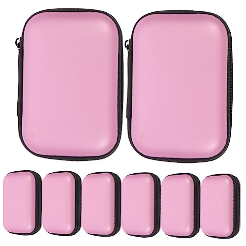 SHINEOFI 8Stücke Tragbare Kabel Organizer Tasche für Elektronik Reise Kabelaufbewahrung Kleiner Gadget Beutel Leicht und Kompakt für Kopfhörer und Datenleitungen von SHINEOFI