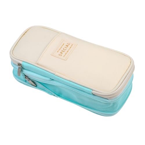 SHINEOFI Federmäppchen Aus Segeltuch Federmäppchen Für Studenten Stiftbehälter Cartoon-Tasche Jungen Und Mädchen Schreibwaren Leicht Tragbar von SHINEOFI