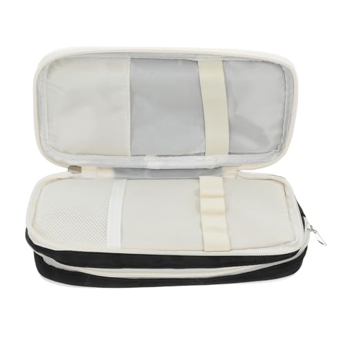 SHINEOFI Für Schreibwaren Make-up-stifthalter Federmäppchenhalter Bleistift-Organizer Für Den Schreibtisch Farbiges Federmäppchen Großes Federmäppchen Segeltuch Black von SHINEOFI