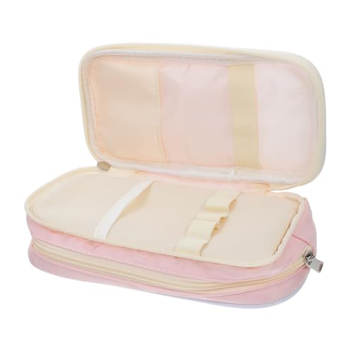 SHINEOFI Federmäppchen Mit Organizer Für Schreibwaren Tragbar Aus Robustem Material Für Schüler Und Erwachsene Mit Reißverschluss Rosa Geeignet Für Schule Und Büro SHINEOFI Federmäppchen Mit Organizer Für Schreibwaren Tragbar Aus Robustem Material Für Schüler Und Erwachsene Mit Reißverschluss Rosa Geeignet Für Schule Und Büro von SHINEOFI
