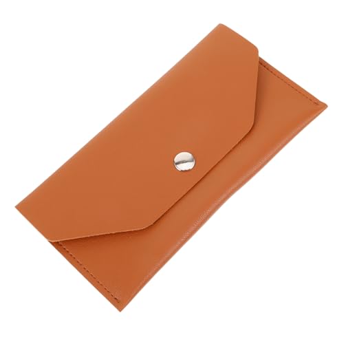 SHINEOFI Geldbörse Mit Geldumschlag Geldbörse Für Männer Handytasche Schicke Handtasche Multifunktionale Tragbare Kartentasche Leichtes Portemonnaie Hand Pu Brown von SHINEOFI