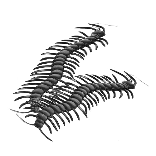 SHINEOFI Gothic Chilopod Ohrringe Damen Halloween Ohrhänger Leichtes Design Harz Langlebig Modisch Punk Schmuck von SHINEOFI