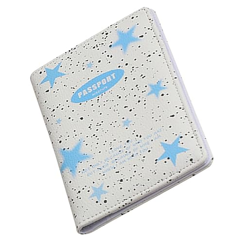 SHINEOFI Kleiner Kreditkartenhalter Für Damen Reisepasshülle Für Herren Karten Und Reisepass-Ornament Pu Schutz Für Reisen Im Freien von SHINEOFI
