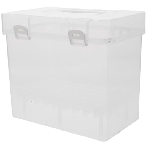 SHINEOFI Kasten Marker-Aufbewahrungsbox Markerhalter Fall Marker-Reisetasche Behälter für Kleinigkeiten Aufbewahrungsbox für Stifte Markierungsbehälter Plastik Transparent von SHINEOFI