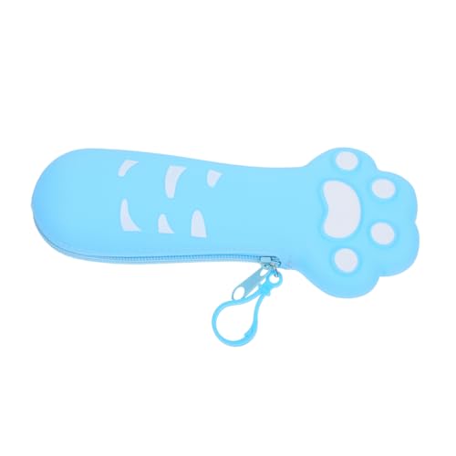 SHINEOFI Katzenpfoten-Federmäppchen kleine Luftblasenbeutel Vitrinenstrahler federmäppchen buntstifte etui multifunktionales Federmäppchen Becherhalter für Make-up-Pinsel Kieselgel von SHINEOFI