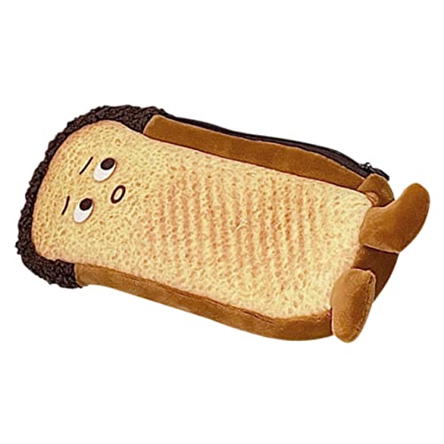 SHINEOFI Brot-federmäppchen Mit Reißverschluss Federtasche Für Schülerinnen Und Schüler Cartoon-stifte-Organizer Zum Lagern Von Bargeld Tickets Karten Und Schreibwaren von SHINEOFI
