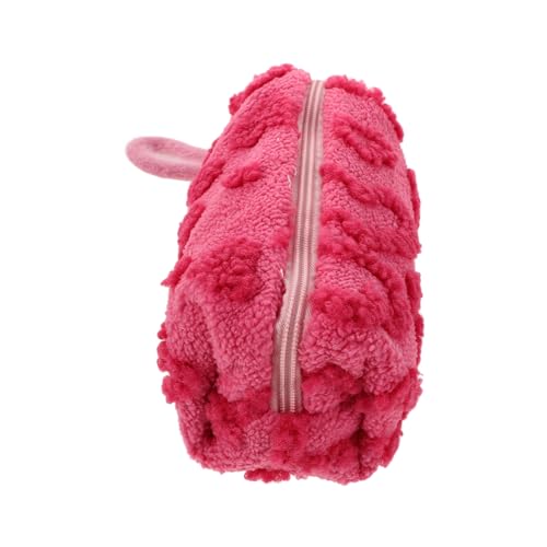 SHINEOFI Liebesstifttasche Stifthalter Für Mädchen Pen -organisator Fall Schullieferungen Bleistiftkoffer Federmäppchen Schreibwaren Für Studenten Beutel Für Mädchen Sherpa Rosig von SHINEOFI