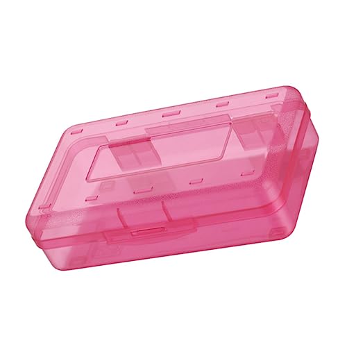 SHINEOFI Mäppchen Etui Bleistiftbehälter Aufbewahrungsbehälter für Bleistifte Schreibwarenkoffer Stift-Organizer Bleistiftboxen tragbar Container Student Plastik von SHINEOFI